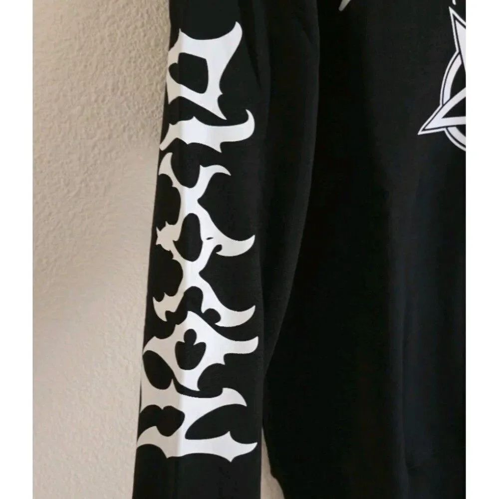 Dixxon Flannel Crewneck Sweater Fleece Men's Xl Black Long Sleeve Nwt — image 8 of 8